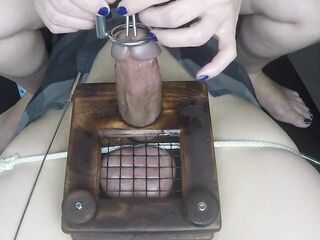 MILF Uses Medieval Tool to Extract Recent Semen