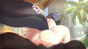 Ellen Joe Beach Creampie (Black)