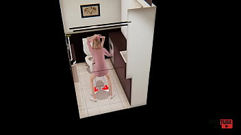 Yaoi - Two Femboys Fucking in a public toilet