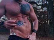 Goodnight with a glass of wine