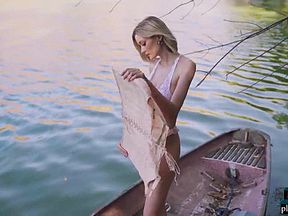 Huge natural boobs German Playboy model shows off her luscious body