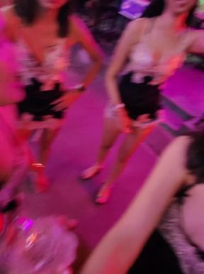 Thai bar girls seduce on Soi 6 in Pattaya's night scene