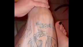 Erotic foot fetish
