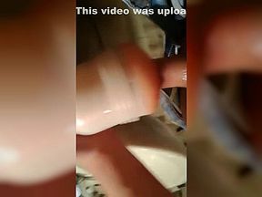 Teen boy jerk off with fleshlight