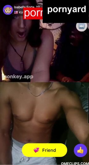 Webcam teen gives a surprise reaction during homemade sex