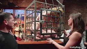 Blonde Butt Fucked In Public Bar