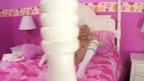 Lil Lexy Masturbate with Lollipop