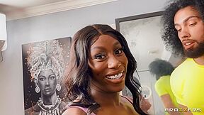 Ebony Mystique Milf Whore Heart-stopping Sex Video