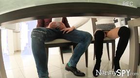 ”NannySpy: Teasing Nanny Hottie Cadey Mercury Caught Masturbating”