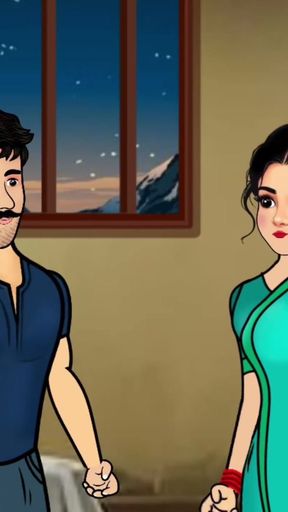 Spectacular moment from "Stranger Sex in the Rain, Hindi Sex Story"