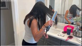 Hair Drying Hottie - Brooke
