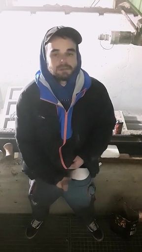 Cumshot in My Private Place Where I Go to Masturbate