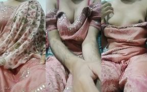 Indian Gay Crossdresser Bottom Real Homemade Sex in Pink Salwar Kurta with Heavy Jwellery Just Like a Housewife