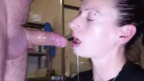 Cheating wife gets deep fucked at work