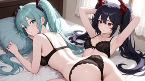 Speed and Future Adult Fantasy with Sonic-Inspired Girls and Robots