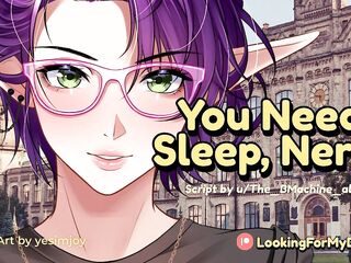 Anxious Bully Bangs Your Insomnia Without U [Femdom] [Nerd Listener] [Tsundere]