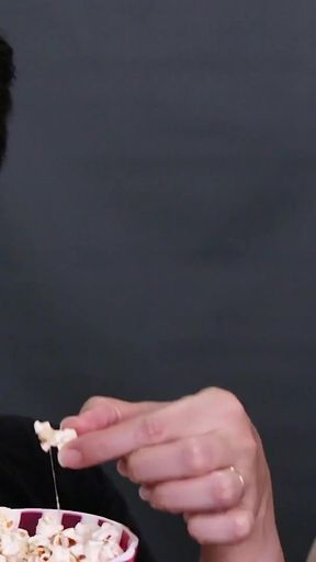 Cum on popcorn   Clip 1