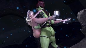 Futanari Orc Fucks an Elf with a Big Dick.