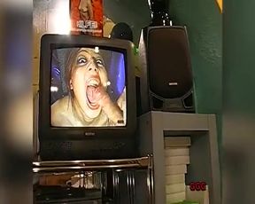 Betty the Cum Swallowing Champion in Dirty Bukkake