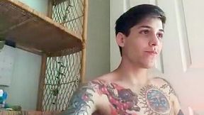 Kinky 18yo teen 18+ Boy Tatoo Wank