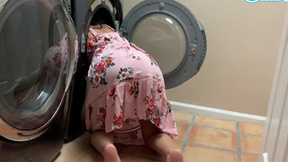 Screwed my step-sister while doing laundry