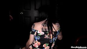 Gloryhole secrets goth girl