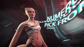 3D Scenes of 2020! Popular Sexy Characters with Smooth Cunt from Game New