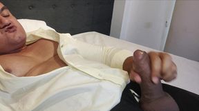 yuri gaucho - brazilian bear xxl horny handjob and big cumload