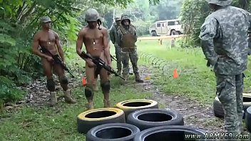 Male army training film of gay sex xxx Jungle drill fest