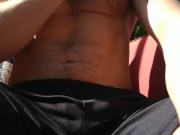 Jay Austin Jerks Off In Public