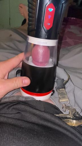 Like watching dad stroke his small cock?