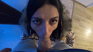 My friend ask me to face fuck his wife. she is a slut and she loves it