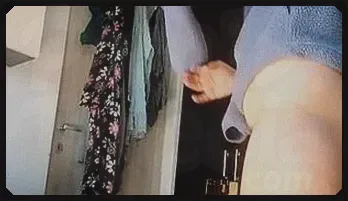 Naked Amateur Woman Models Clothes & Vacuums Sensually