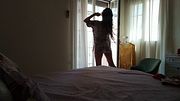 No Bra No Panties PLAY in my badroom on selfie