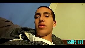 Twink jerking romance