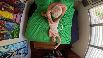 We put up the cameras, pulled out the greenscreen, and we'_re fucking in a meadow with butterflies.