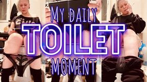 My daily toilet moment