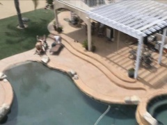 Big Titty Brunette Sucking Dick Outdoors Drone Footage