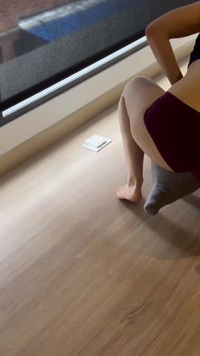 Captivating moment from "I record my stepmother masturbating and I touch my vagina"