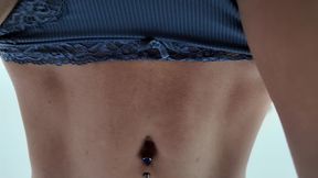 Trans Nylone Tights and Big Dick