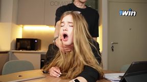 Big Tit Secretary Failed at Her Job...