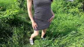 Step Mom Squirts Accidentally While Helping Stepson to Cum in Her Panties