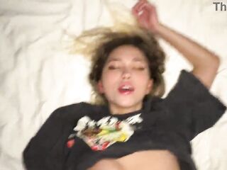 drilled an Oriental woman hard in her own home
