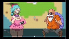 bulma balls [ dragon ball hentai game ] ep.4 outdoor mermaid titjob !