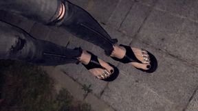 sweet feet - public crossdressing