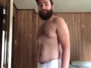 Stripping to my Tighty Whities