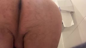 Gay solo bathroom sluts ruined by anal banana fleshlight and toilet brush