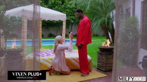 Milfy BBC-hungry Blonde MILF Charlie Devours Ex BF's Cock