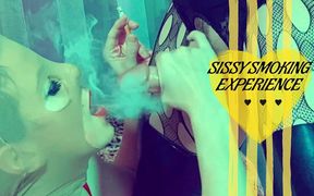 A Sissy Smoking Experience