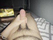 arab shooting multiple thick ropes of creamy cum all over my hairy chest - 2 weeks worth of cum!